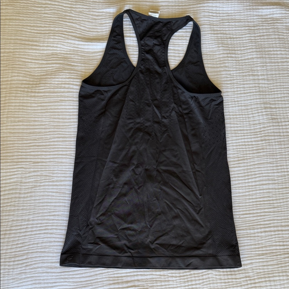 Fabletics charcoal gray Racerback Performance Tank - Picture 3 of 3